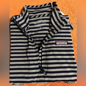 Women’s striped half zip